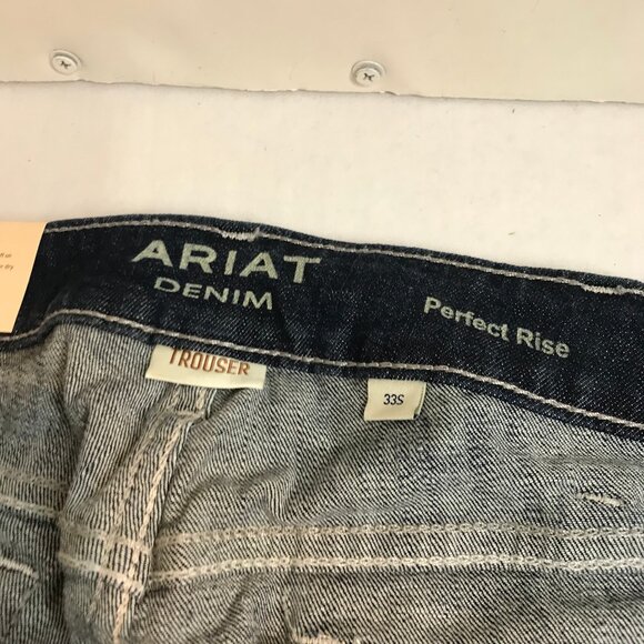 ARIAT WOMENS PERFECT RISE BOOT CUT JEANS SIZE 33S NWT - Picture 7 of 10